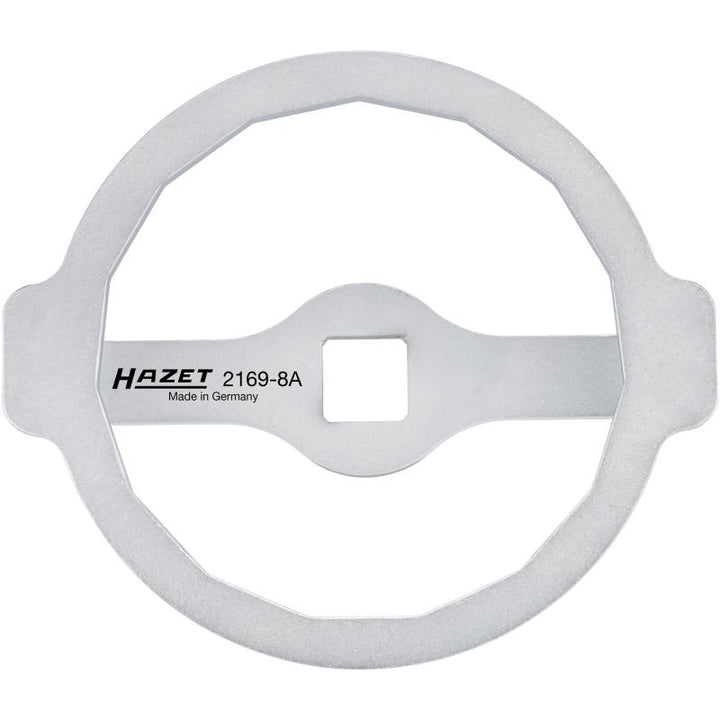 Hazet 2169-8A Oil Filter Wrench, 15-Point Profile, 74mm