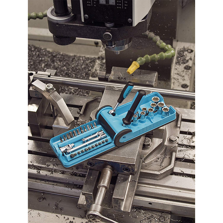 Hazet 856-1 38 Pc 1/4" Socket Set Smart Case
