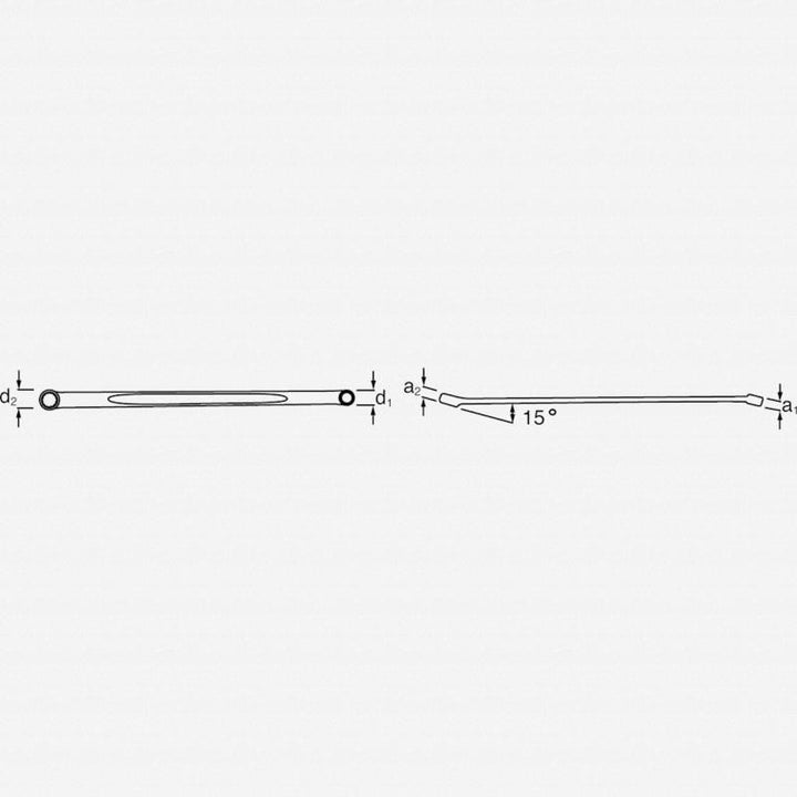 Stahlwille 41433234 Double ended ring Spanner