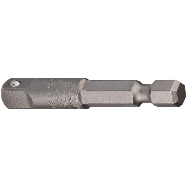 Hazet 2238-1 Adapter, 1/4" Hex to 1/4" Square