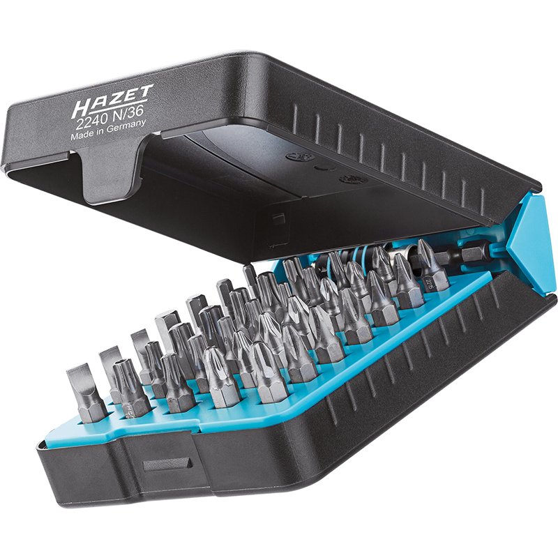 Hazet 2240N/36 “BitE”-Box – Screwdriver Bit Set, 36 Pieces