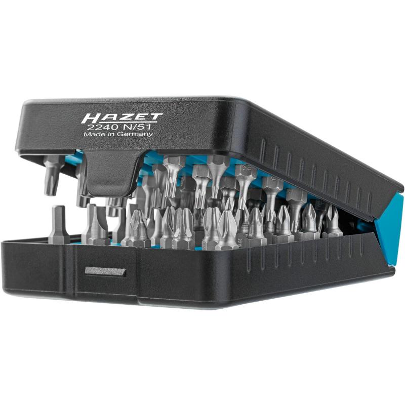 Hazet 2240N/51 Screwdriver Bit Set, 1/4" Drive, 51 Pieces