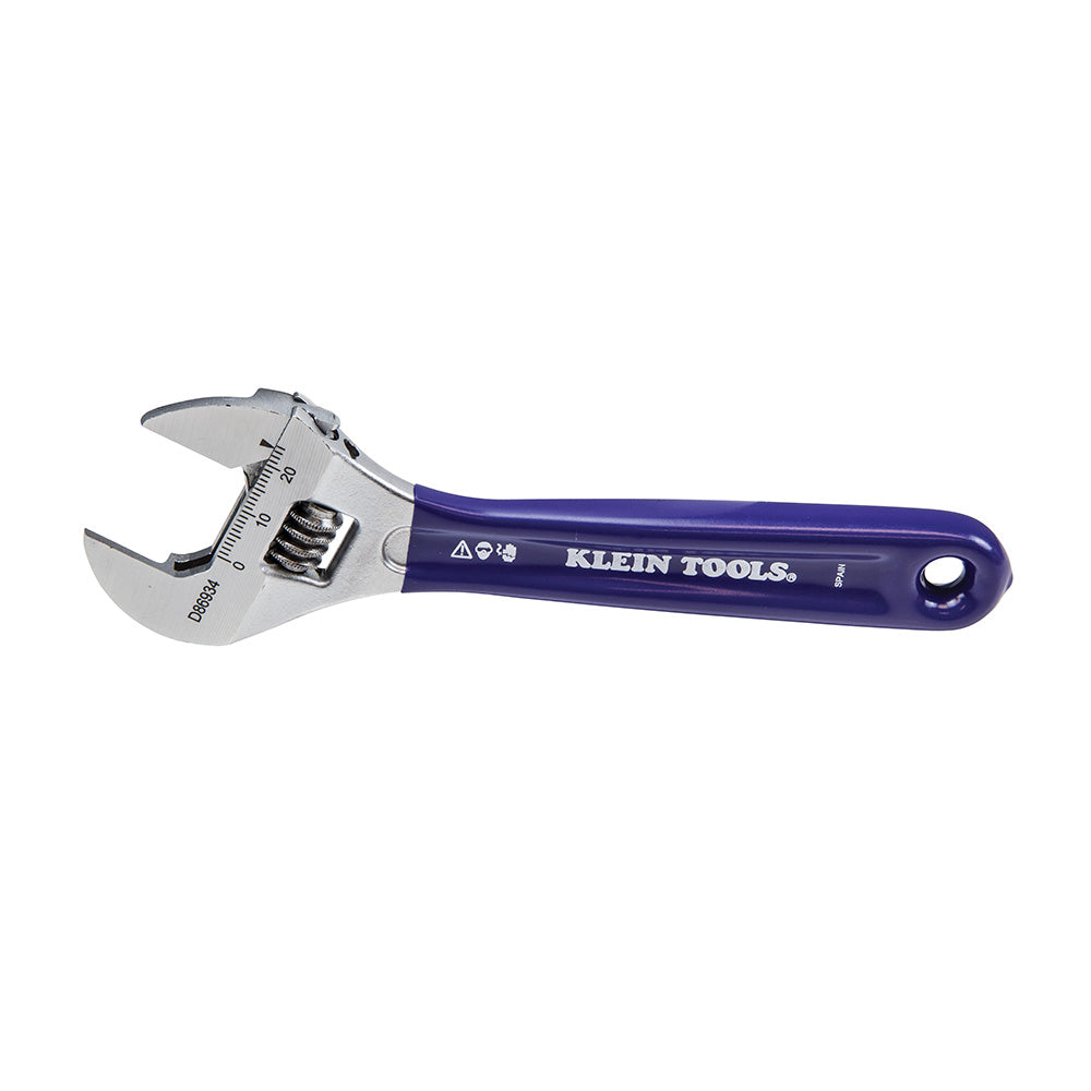 Klein Tools D86934 Slim-Jaw Adjustable Wrench, 6"