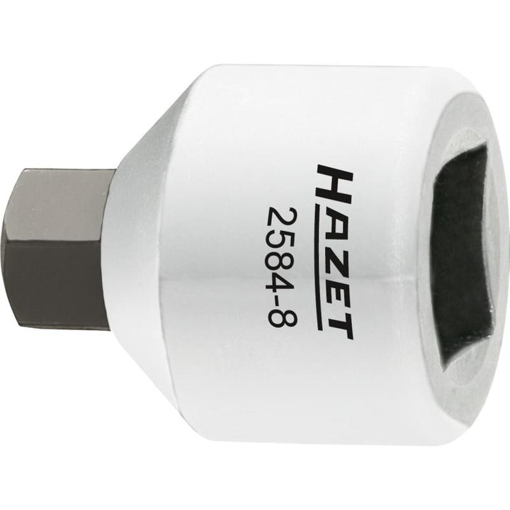 Hazet 2584-8 Brake Calliper Screwdriver Socket, 8mm Hex, 3/8" Square Drive