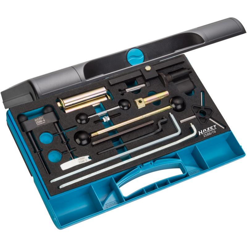 Hazet 2588/19 Engine Timing Tool AUDI ∙ VW ∙ SEAT ∙ ŠKODA, 19 Pieces