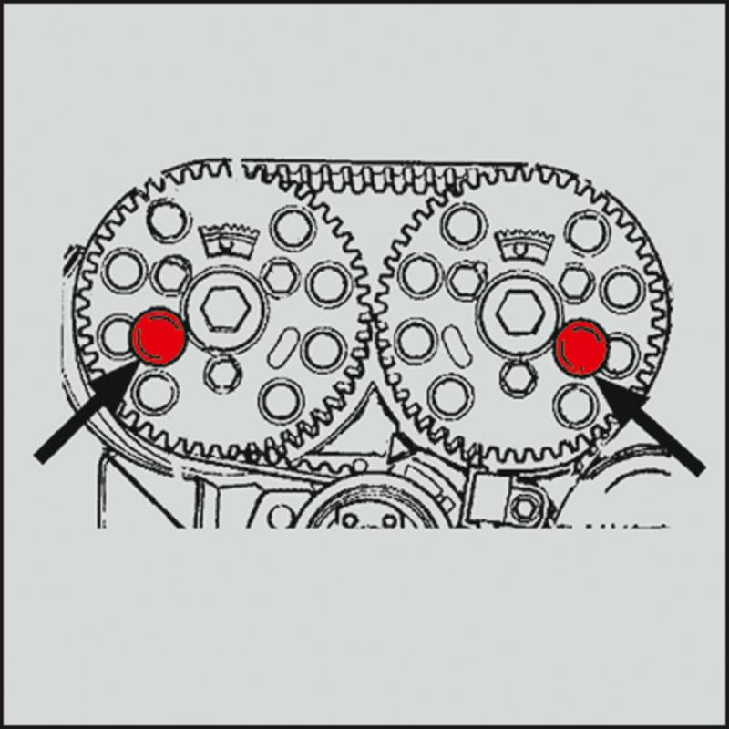 Hazet 2588/19 Engine Timing Tool AUDI ∙ VW ∙ SEAT ∙ ŠKODA, 19 Pieces