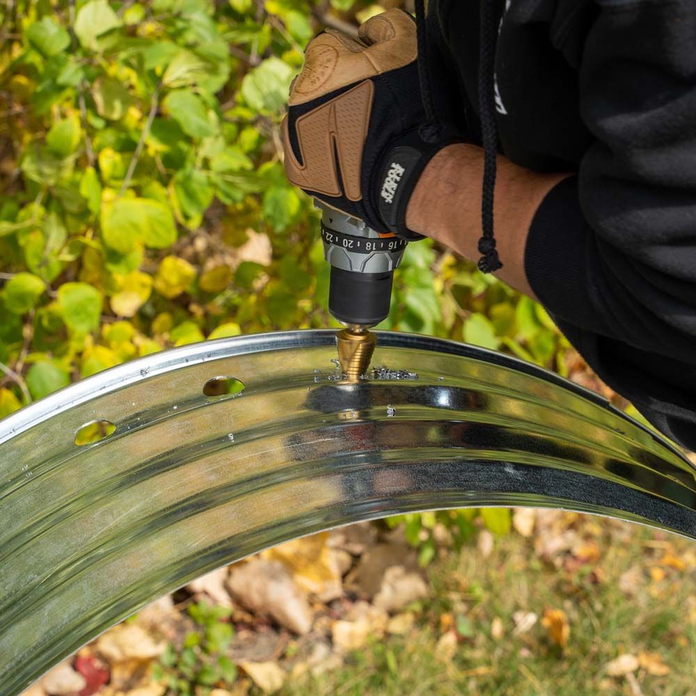 Klein Tools 25961 Step Drill Bit, Spiral Double-Fluted, 7/8-Inch to 1-1/8-Inch, VACO