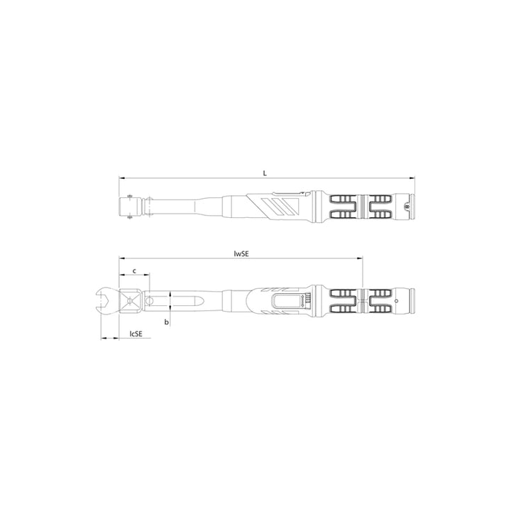 Gedore 2641453 Torque wrench DREMASTER SE 9x12, 30-150 Nm.