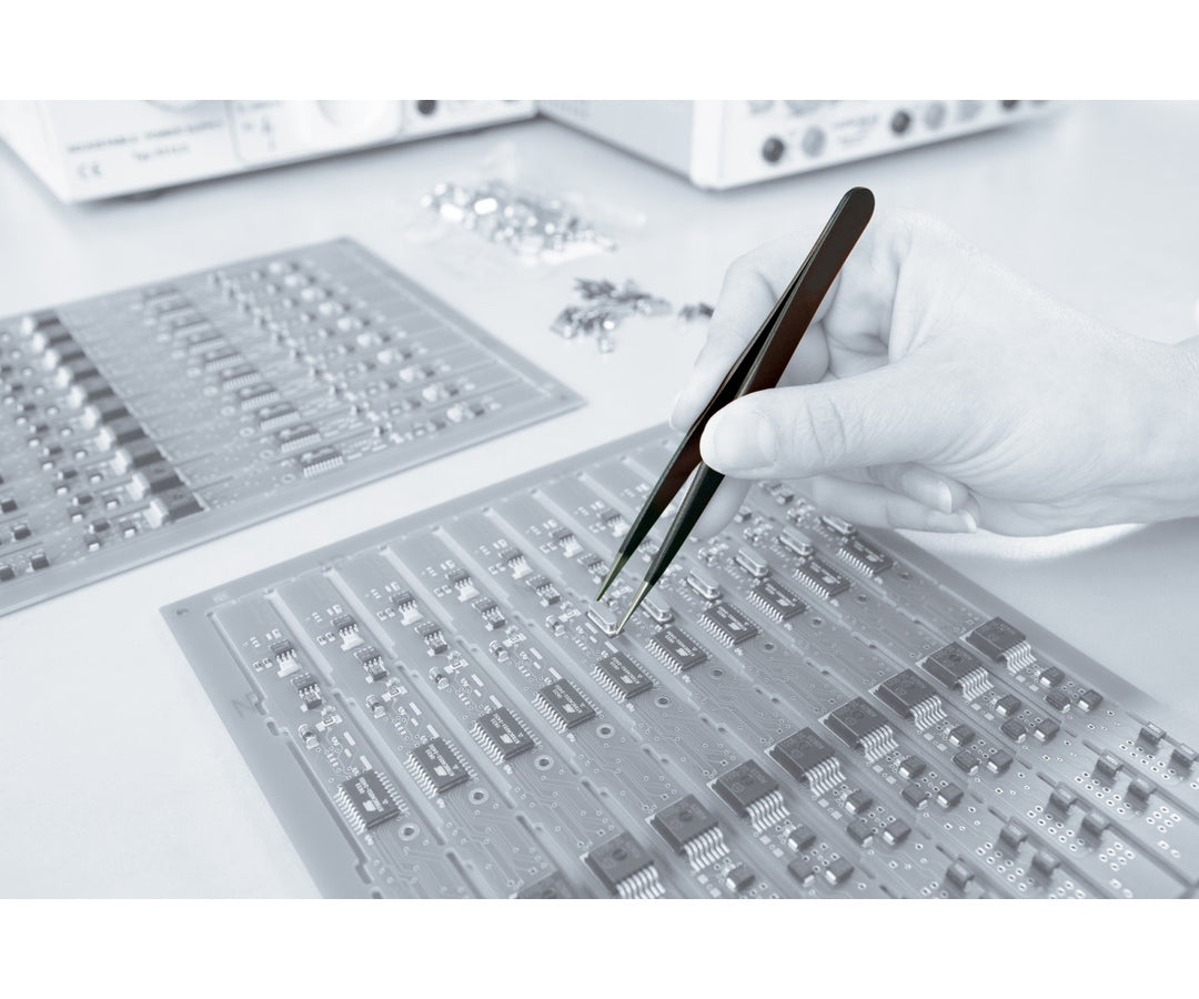 Wiha Tools 44531 ESD Safe Tweezers, 1 SA - 120 mm