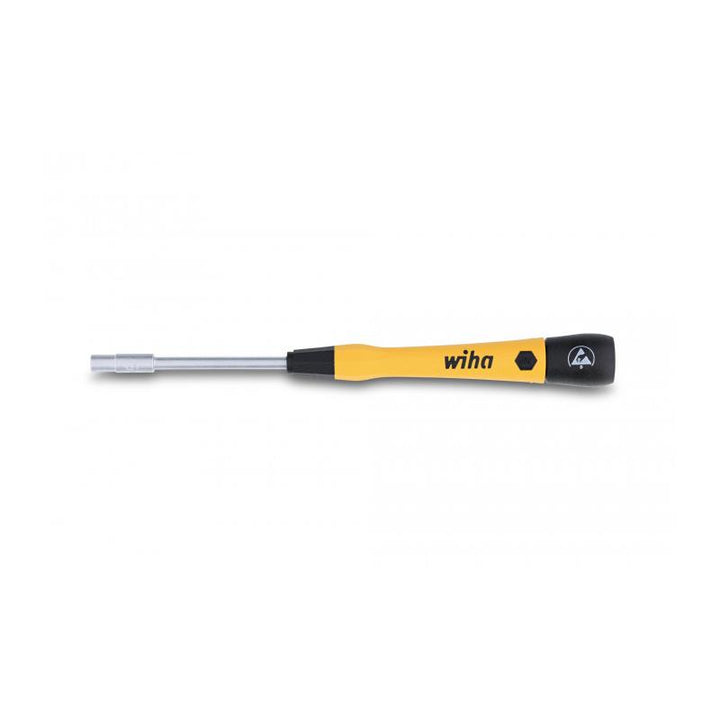 Wiha Tools 27774 ESD Safe PicoFinish Precision Screwdriver - Nutdriver 5/32" x 60mm