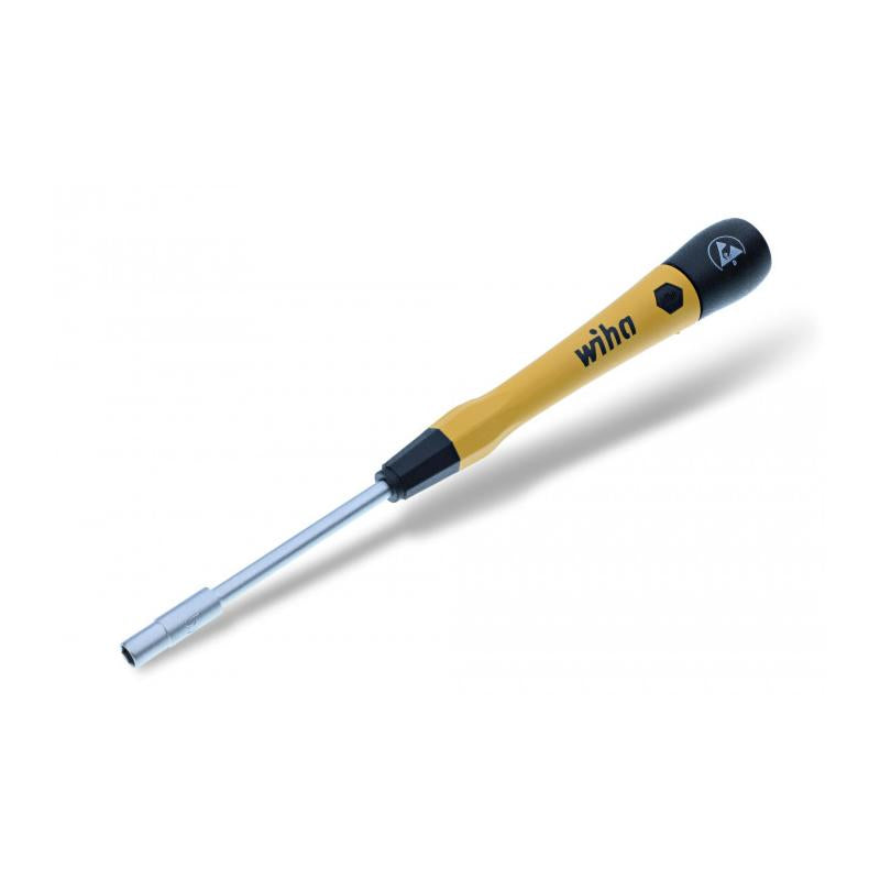Wiha Tools 27774 ESD Safe PicoFinish Precision Screwdriver - Nutdriver 5/32" x 60mm