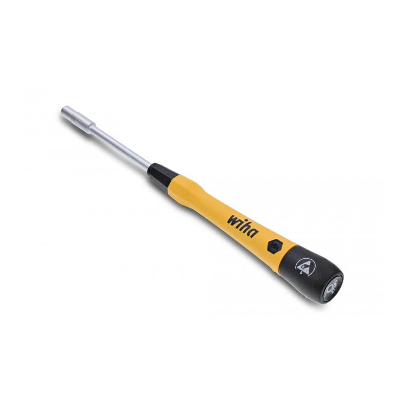 Wiha Tools 27774 ESD Safe PicoFinish Precision Screwdriver - Nutdriver 5/32" x 60mm