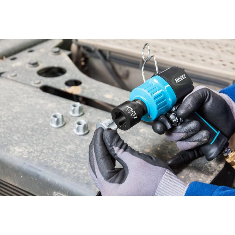 Hazet 2784S-1 Impact Socket Set with Special Profile, 39mm Groove Profile, 1/2" Square Drive