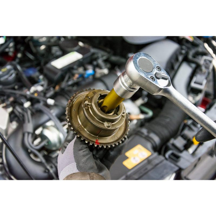 Hazet 2788-T100H Camshaft Adjuster TORX® Screwdriver Socket with Drilled Hole, Tamper-resistant TORX® T100H