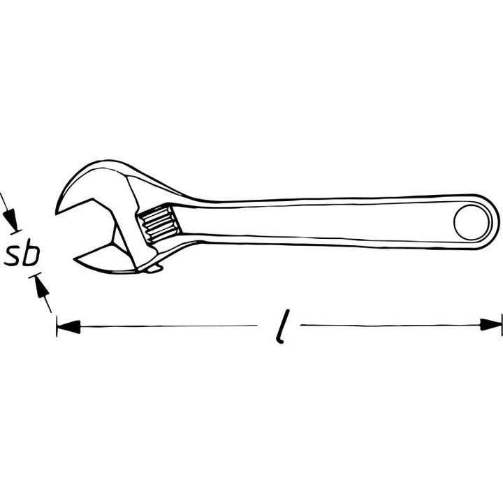 Hazet 279-15 Adjustable Open-End Wrench