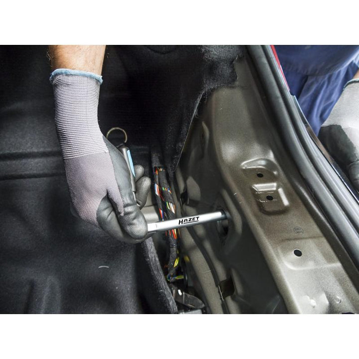 Hazet 2797-2 Bumper Tubular Socket Wrench, 8mm Outside Hex, 1/4" Square Drive