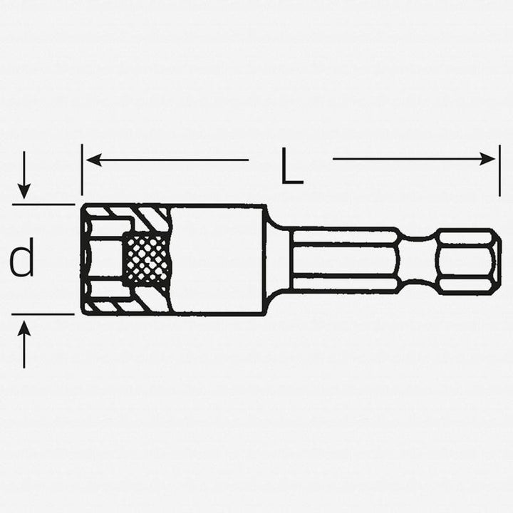 Stahlwille 28011007 2801 7 x 50mm Nut Setter