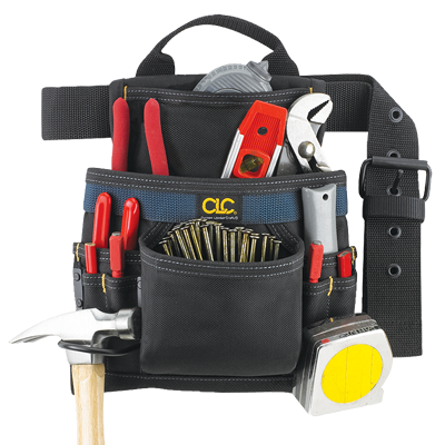 CLC 5833 10 Pocket Ballistic Nail & Tool Bag