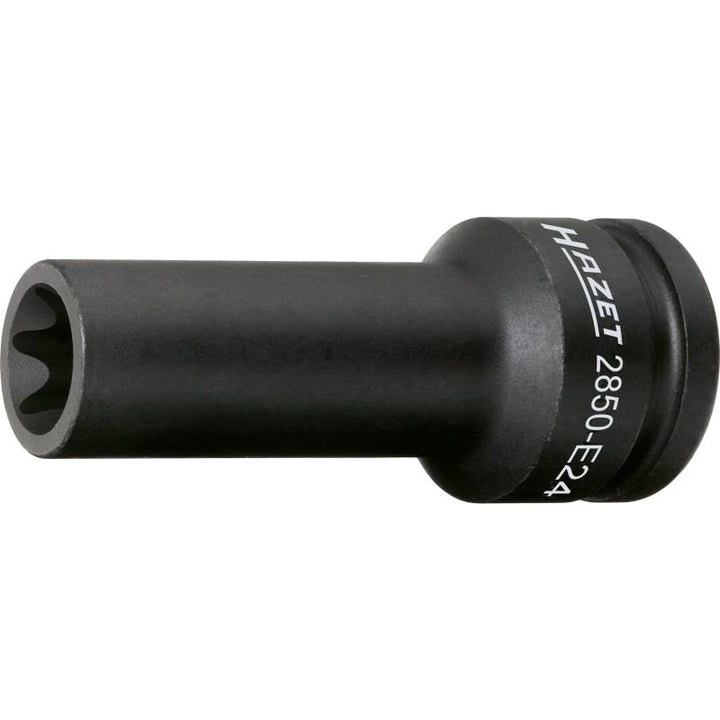Hazet 2850-E20 Impact Socket, Outside TORX® E20, 3/4" Square Drive