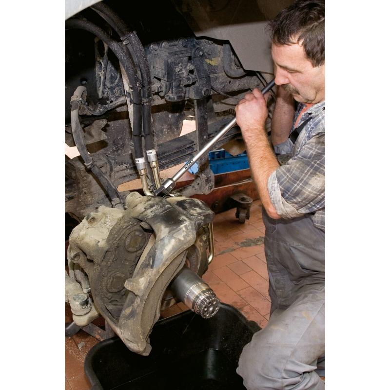 Hazet 2871-E24 Brake Calliper Socket, Outside TORX® E24, Outside Hex 22m