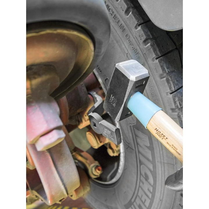 Hazet 2872FS-24 Box-End Wrench - Striking Face Pattern with 2 Striking Faces, 12-Point