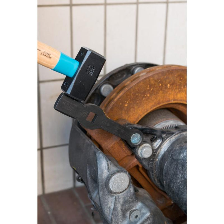 Hazet 2872SZ-26 Box-End Wrench - Striking Face Pattern with 2 Striking Faces, 12-Point, 26mm