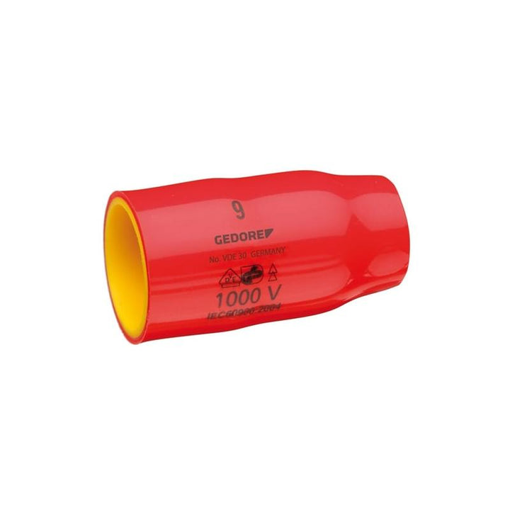 Gedore 2946513 VDE Socket 3/8 Inch Drive, 20 mm