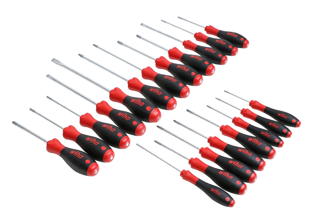 Wiha Tools 30299 20 Piece SoftFinish Screwdriver Set