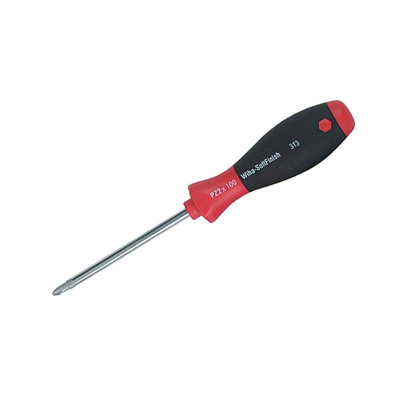 Wiha Tools 31305 Softfinish  Pozidriv Screwdriver, PZ0