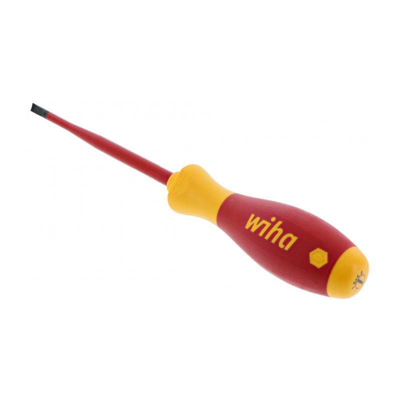 Wiha Tools 32055 Insulated SlimLine Slotted Screwdriver, 5.5 mm x 125 mm