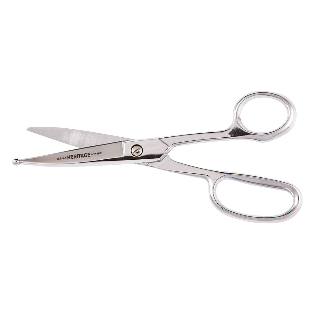 Heritage Cutlery 718BP 8 5/8'' Heavy Duty Shear w/ Ball Tip