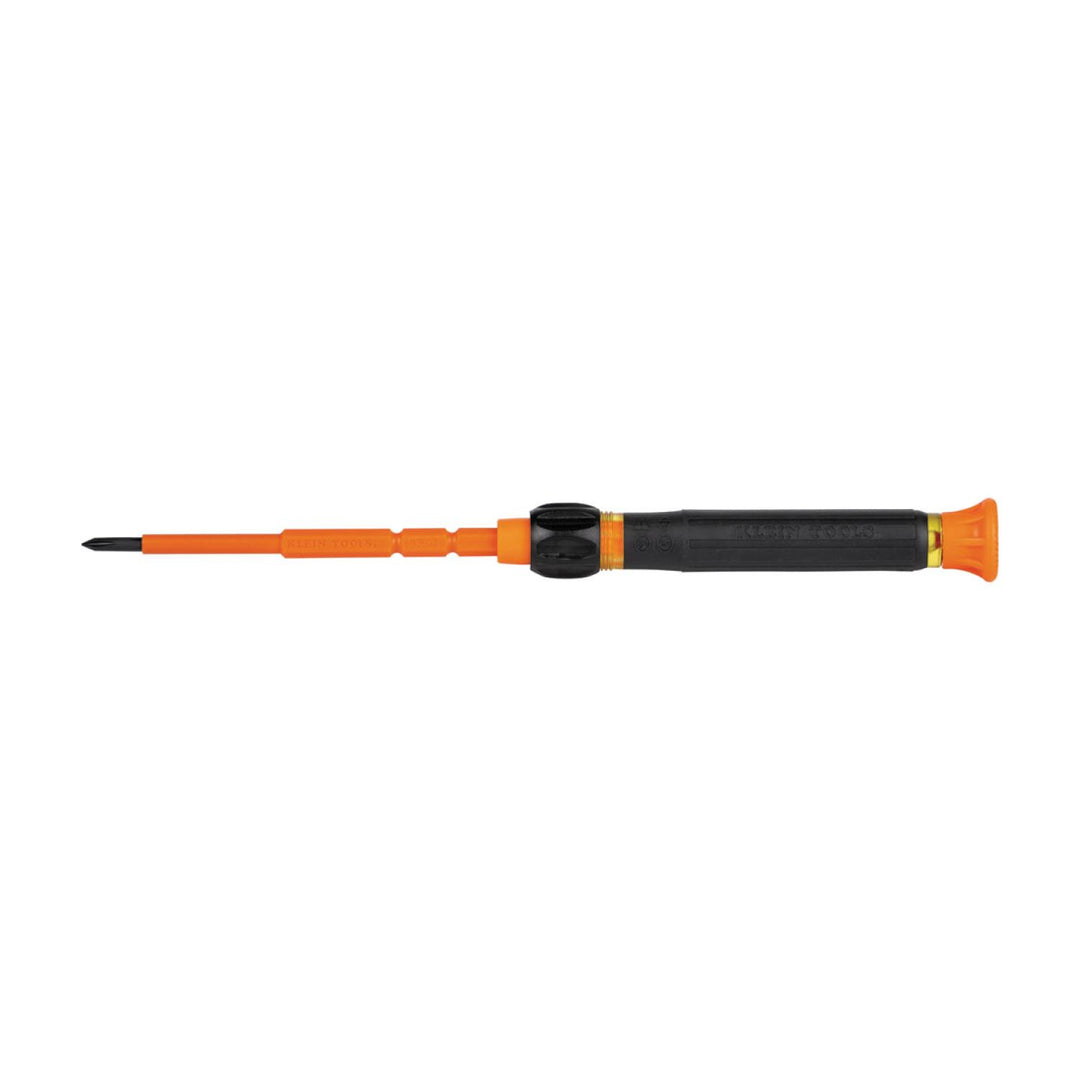 Klein Tools 32581INS 2-in-1 Insulated Electronics Screwdriver, Phillips & Slotted Bits