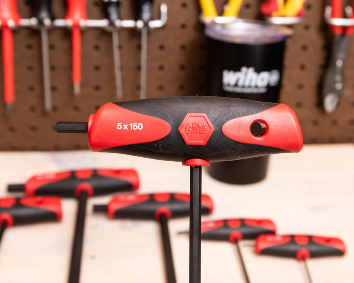 Wiha Tools 33496 8 Piece SoftGrip Hex Metric T-handle Set