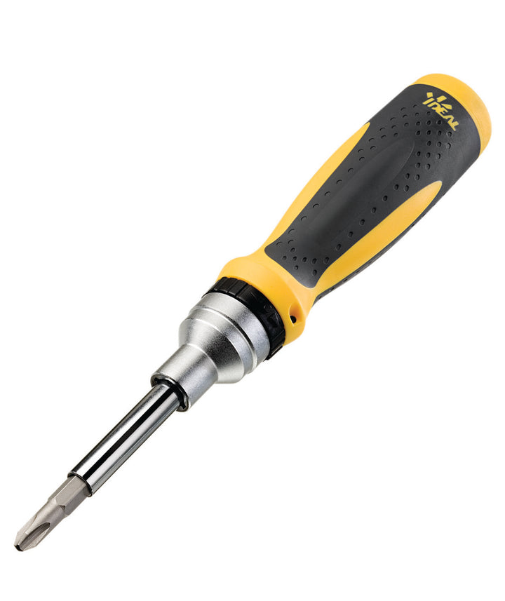 Ideal 35-688 Twist-a-Nut 21-in-1 - Ratcheting screwdriver with bit set - 10 pieces