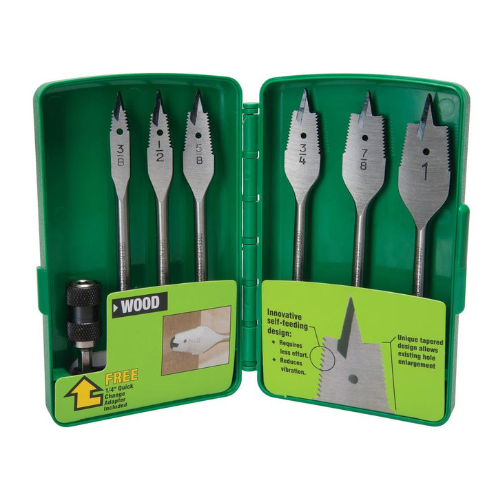 Greenlee 34AR-6 Spade Bit Kit (6 pc)