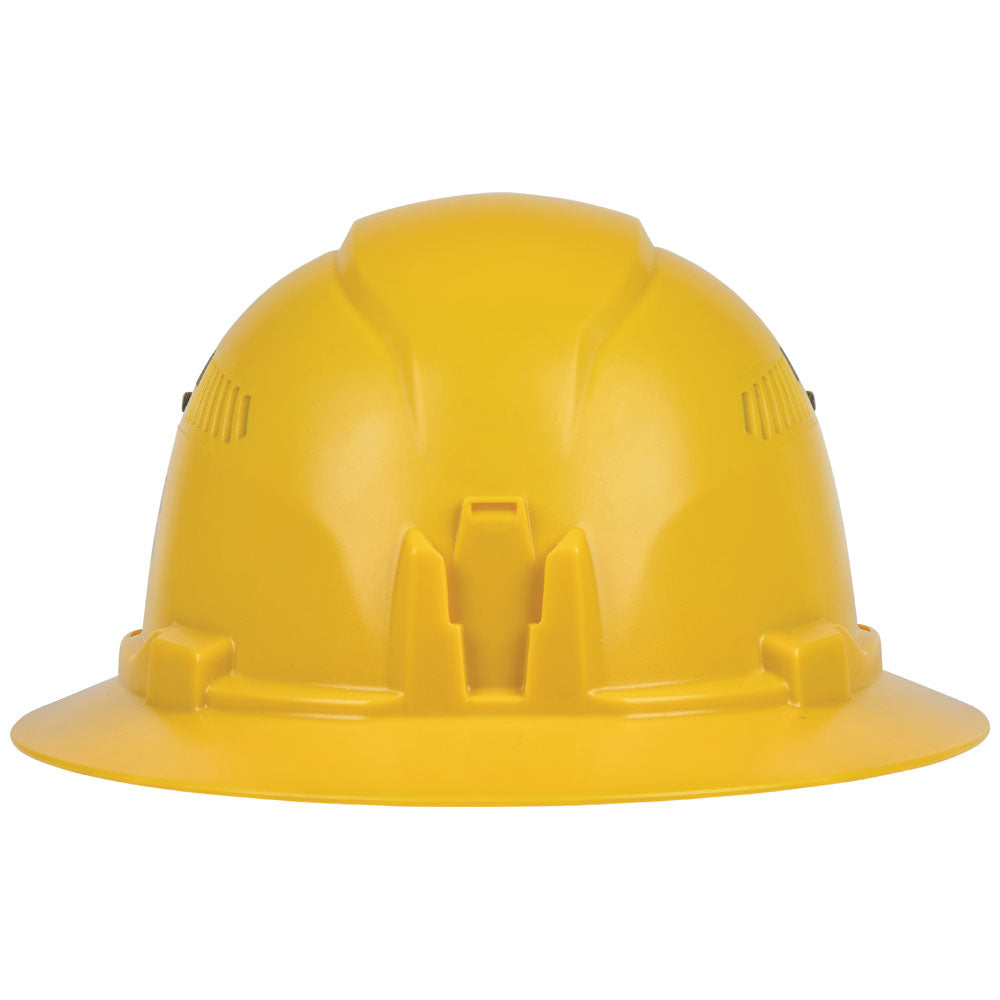 Klein Tools 60262 Hard Hat, Vented, Full Brim, Yellow