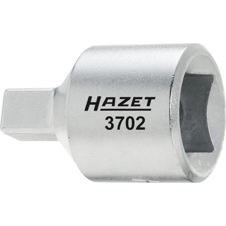 Hazet 3702-1 Oil Service Screwdriver Socket, 10mm Square, 1/2" Square Drive