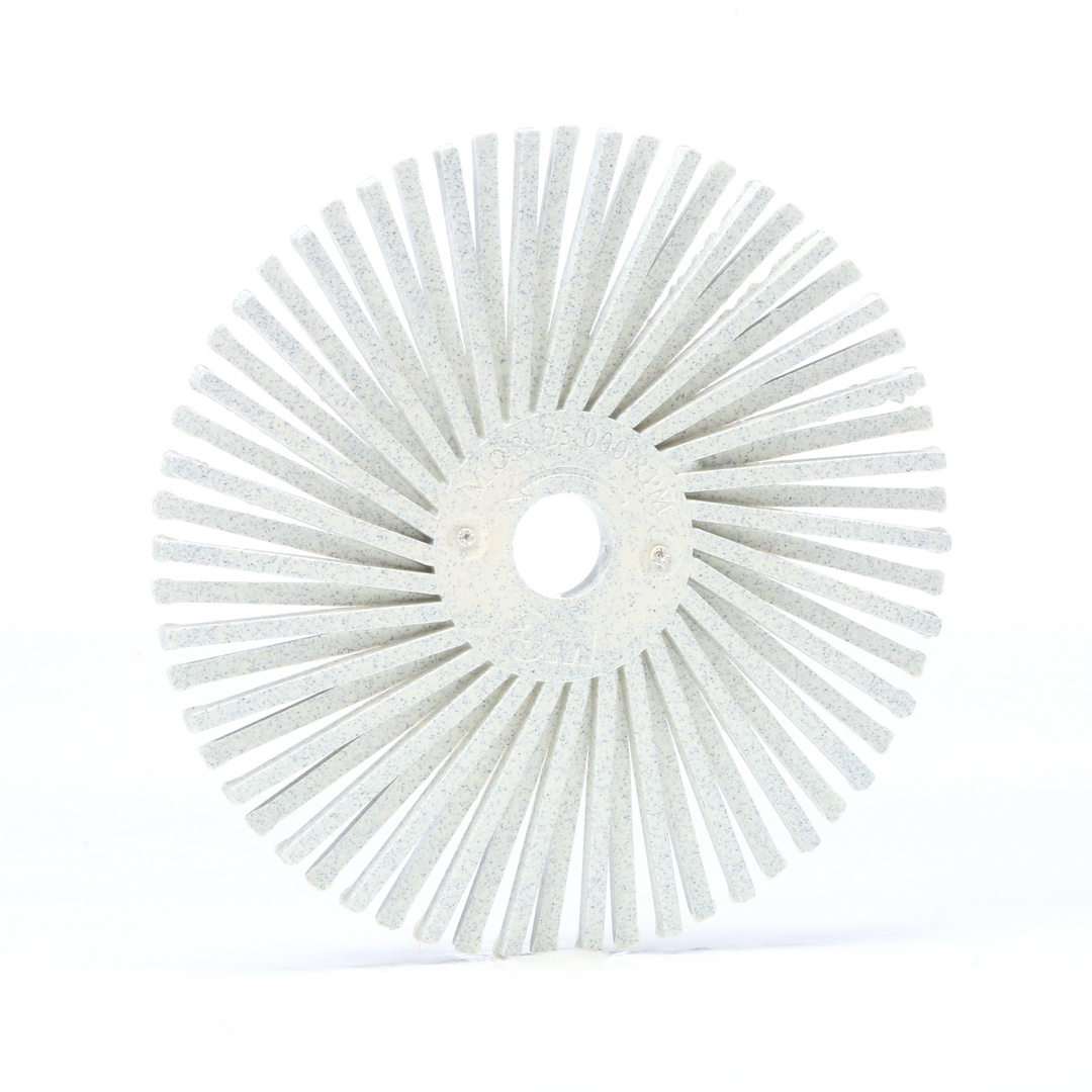Scotch-Brite Radial Bristle Disc, 3 in x 3/8 in 120, 10/Carton