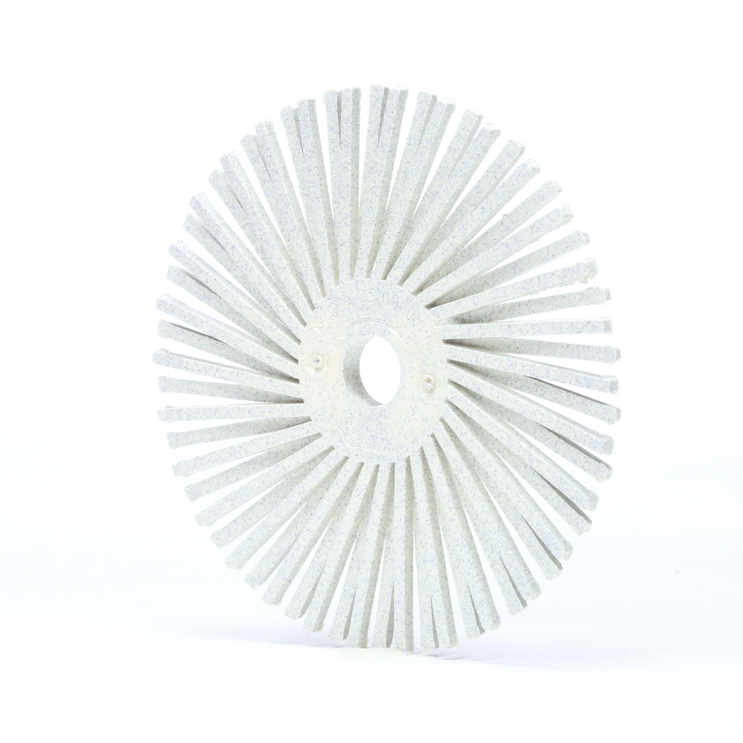 Scotch-Brite Radial Bristle Disc, 3 in x 3/8 in 120, 10/Carton