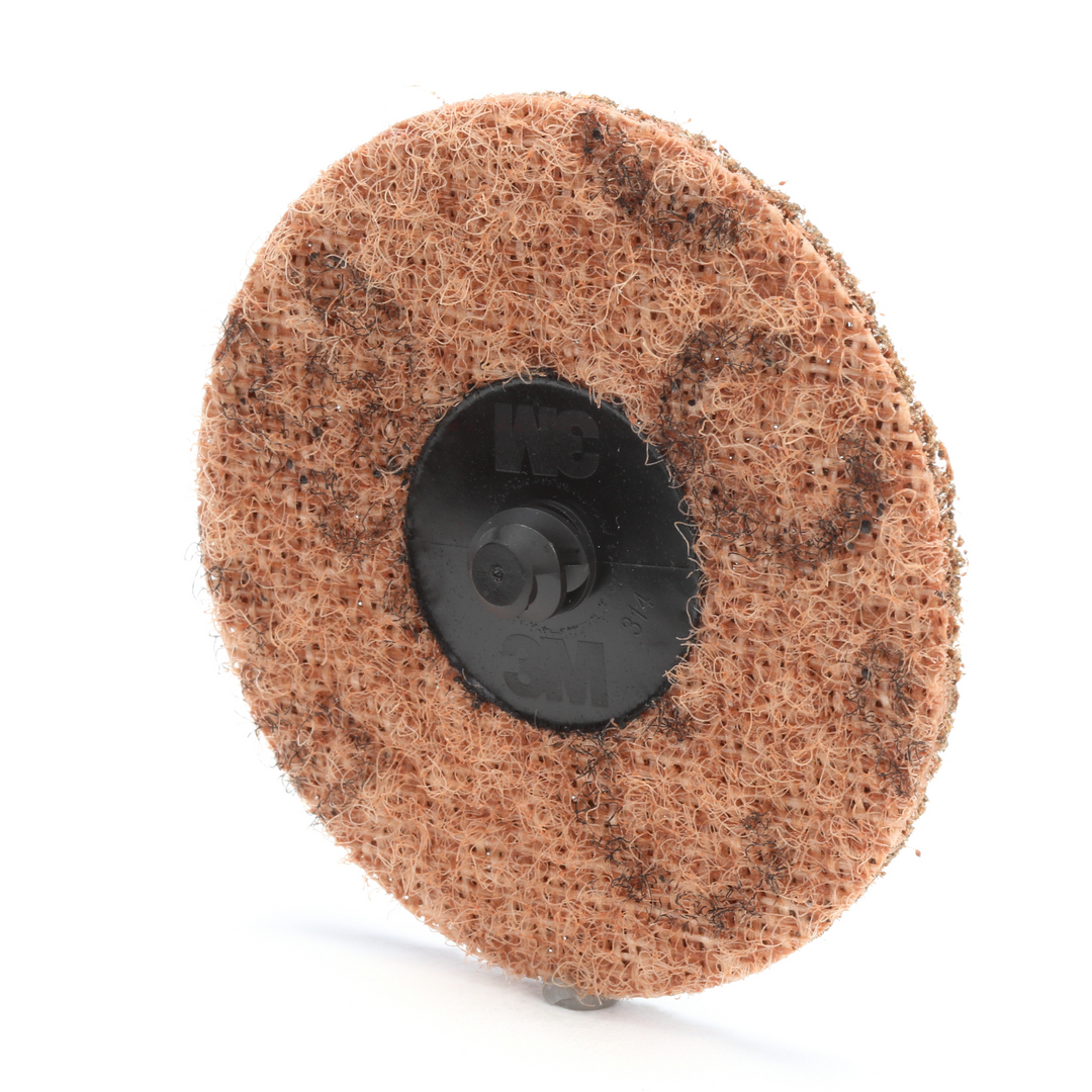 Scotch-Brite Roloc Surface Conditioning Disc, SC-DR, A/O Coarse, TR, 3
in
