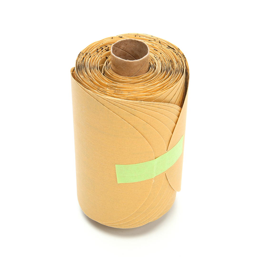 3M Stikit Gold Paper Disc Roll 216U, P320 A-weight, 5 in x NH, Die
500X