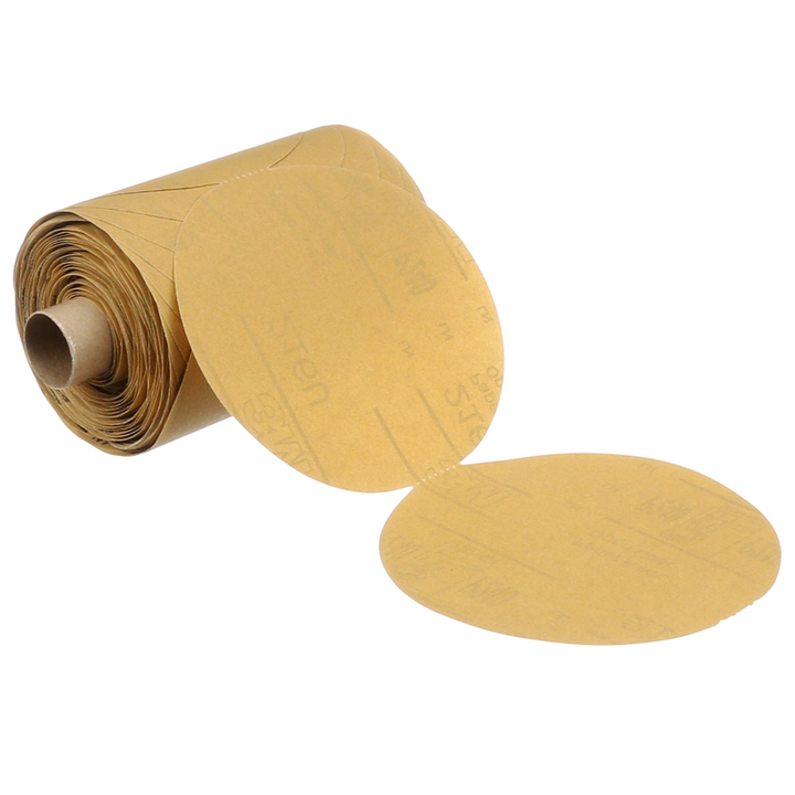 3M Stikit Gold Paper Disc Roll 216U, P100 A-weight, 5 in x NH, Die
500X