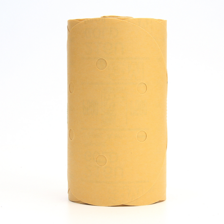 3M Stikit Gold Disc Roll Dust Free, 01633, 6 in, P500, 175 discs per
roll
