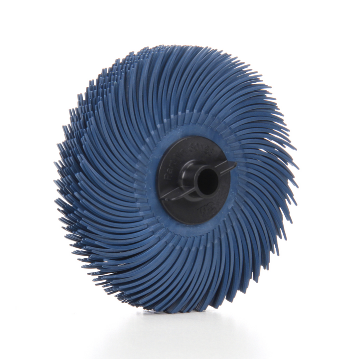 Scotch-Brite Radial Bristle Disc, 3 in x 3/8 in 400, 40/Carton