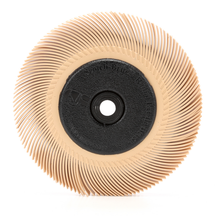 Scotch-Brite Radial Bristle Brush, 6 in x 7/16 in x 1 in 6 Micron with
Adapter