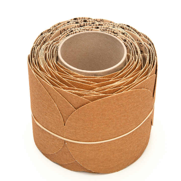 3M Stikit Paper Disc Roll 363I, 60 F-weight, 5 in x NH, Die 500X, 100
Discs/Roll