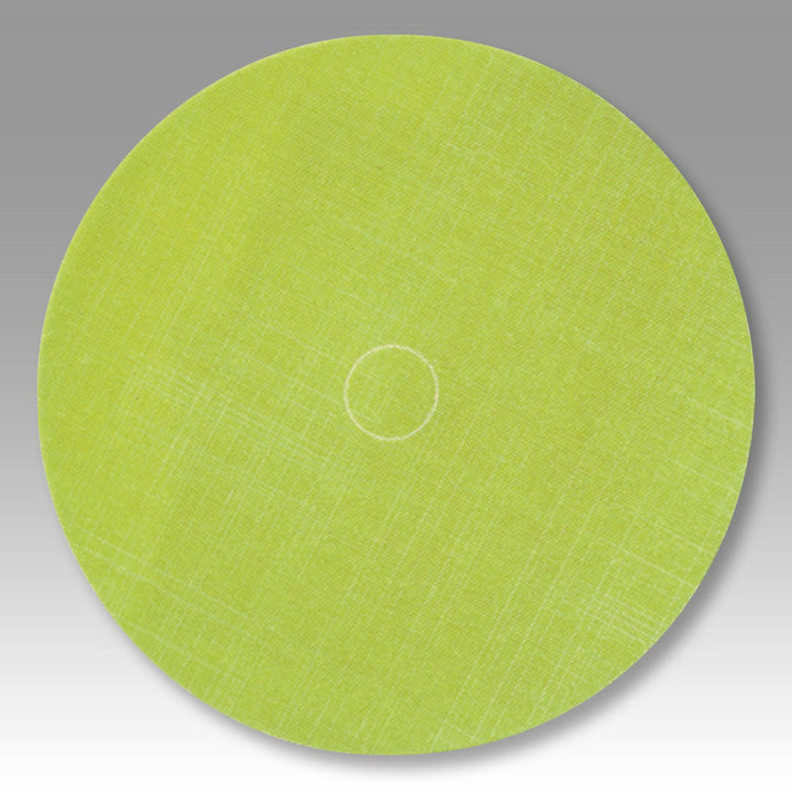 3M Trizact Hookit Film Disc 268XA, A35 3MIL, Green, 6 in x NH, Die
600Z