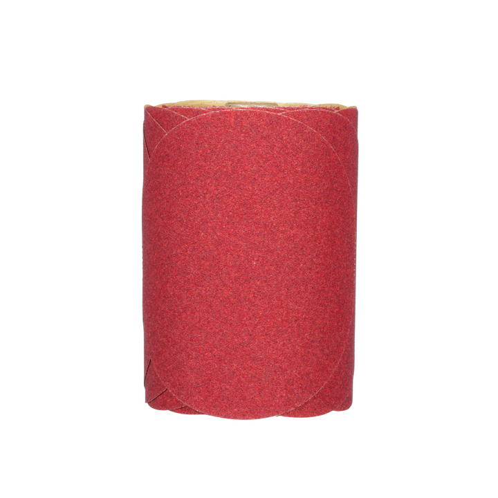 3M Red Abrasive Stikit Disc, 01116, 6 in, P80, 100 discs per roll
