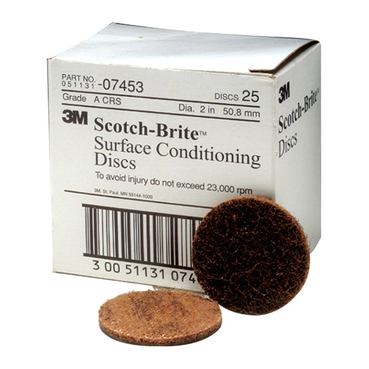 Scotch-Brite Surface Conditioning Disc, SC-DH, 07453, A/O Coarse, 2 in
x NH