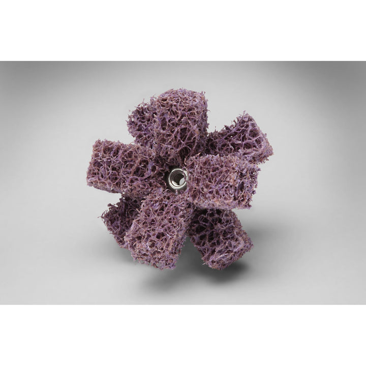 Scotch-Brite Cross Buff, 2 in x 1/2 in x 2 PLY x 8-32 High Strength A
MED